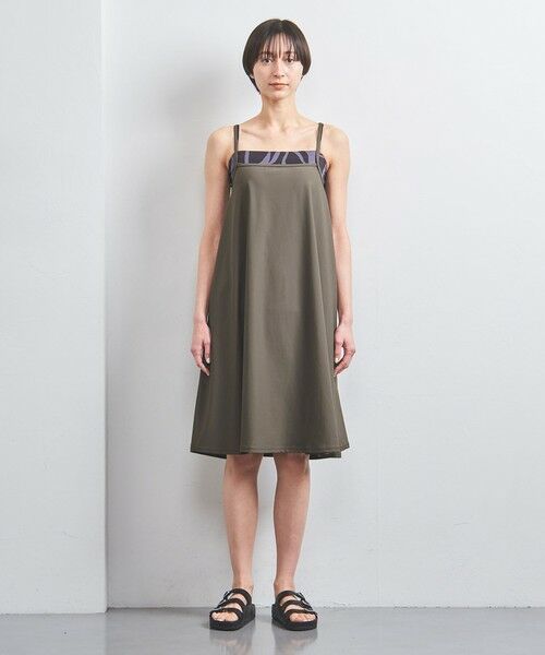 UNITED ARROWS ワンピース水着 トリコット ギャザーワンピース スイムウェア / 水着― UVケア ―