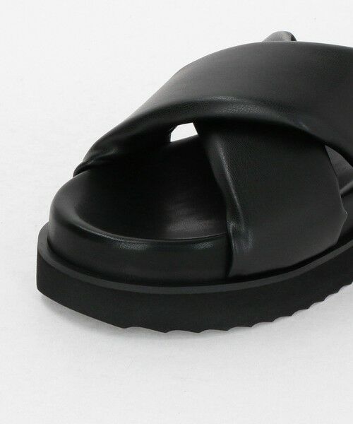 UNITED ARROWS BLACK クロスサンダル 37 UNITED ARROWS｜ナチュラル クロス サンダル | Rakuten Fashion