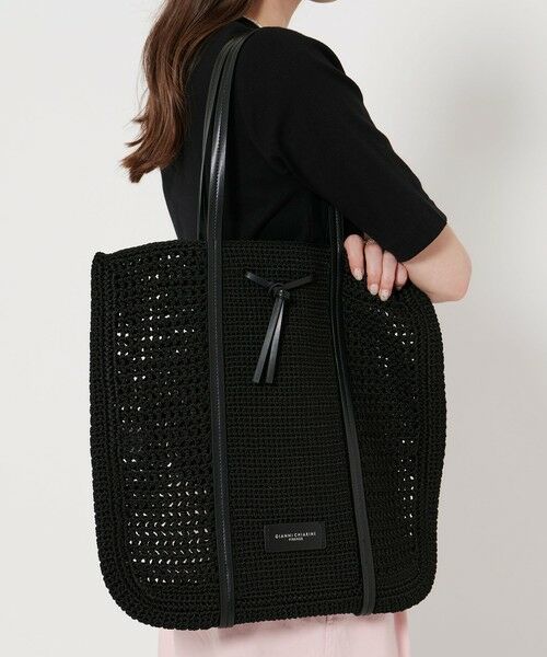 UNITED ARROWS/ユナイテッドアローズ <GIANNI CHIARINI>VICTORIA トートバッグ BLACK FREE UNITED ARROWS/ユナイテッドアローズ <GIANNI CHIARINI>VICTORIA トートバッグ BLACK FREE