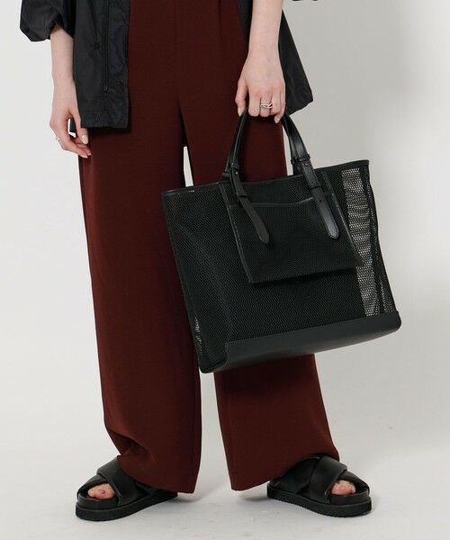 UNITED ARROWS/ユナイテッドアローズ COMFY メッシュ トートバッグ BLACK FREE UNITED ARROWS/ユナイテッドアローズ COMFY メッシュ トートバッグ BLACK FREE