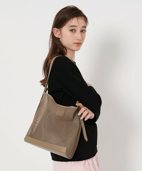 ONEPAIRED メッシュ　トートバッグ　ショルダー　2way グレージュ セール】 COMFY メッシュ ワンショルダーバッグ （ショルダー
