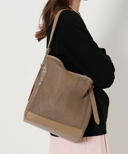 UNITED ARROWS/ユナイテッドアローズ COMFY メッシュ ワンショルダーバッグ BEIGE FREE UNITED ARROWS/ユナイテッドアローズ COMFY メッシュ ワンショルダーバッグ BEIGE FREE