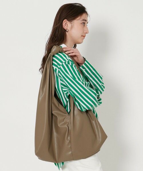 UNITED ARROWS/ユナイテッドアローズ 【WEB限定】ノット トライアングル トートバッグ OLIVE FREE UNITED ARROWS/ユナイテッドアローズ 【WEB限定】ノット トライアングル トートバッグ OLIVE FREE