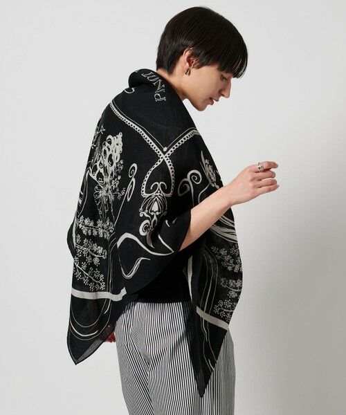 セール】 【一部別注】＜manipuri＞C/SI スカーフ 25SS