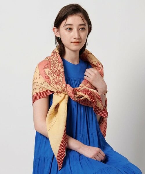 一部別注】＜manipuri＞C/SI スカーフ 25SS （マフラー