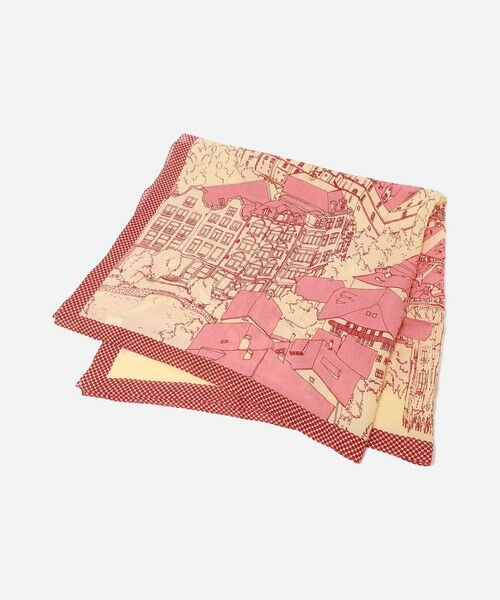 UNITED ARROWS/ユナイテッドアローズ 【一部別注】<manipuri>C/SI スカーフ 25SS PINK FREE UNITED ARROWS/ユナイテッドアローズ 【一部別注】<manipuri>C/SI スカーフ 25SS PINK FREE