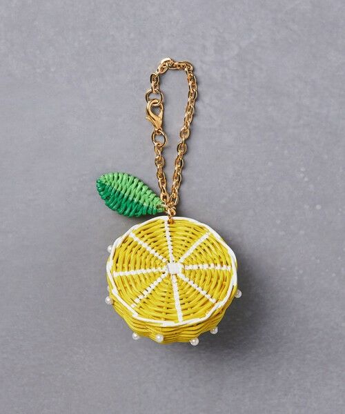 UNITED ARROWS/ユナイテッドアローズ ラタン チャーム2 YELLOW FREE UNITED ARROWS/ユナイテッドアローズ ラタン チャーム2 YELLOW FREE