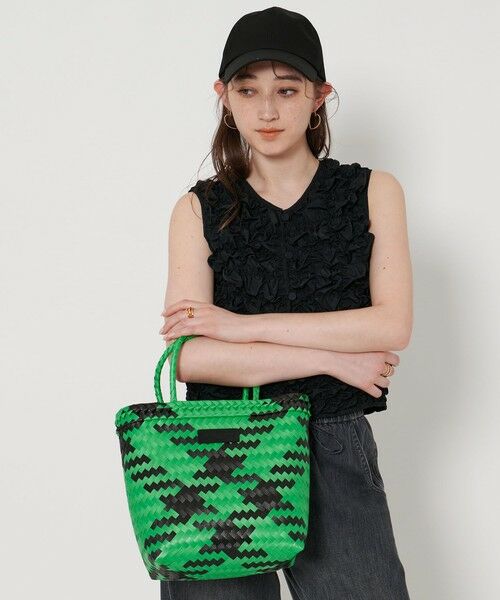 UNITED ARROWS/ユナイテッドアローズ テープ メッシュ トートバッグ KELLY FREE UNITED ARROWS/ユナイテッドアローズ テープ メッシュ トートバッグ KELLY FREE
