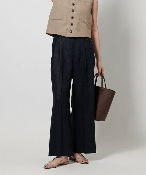 UNITED ARROWS/ユナイテッドアローズ Spiree IAS ワイド パンツ ‐接触冷感・UVカット・ストレッチ・ウォッシャブル‐ NAVY XS(34) UNITED ARROWS/ユナイテッドアローズ Spiree IAS ワイド パンツ ‐接触冷感・UVカット・ストレッチ・ウォッシャブル‐ NAVY XS(34)