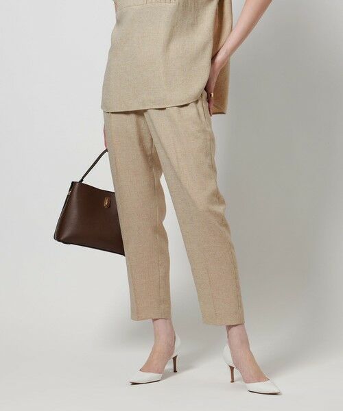 UNITED ARROWS/ユナイテッドアローズ Spiree IAS タック テーパードパンツ ‐接触冷感・UVカット・ストレッチ・ウォッシャブル‐ NATURAL XS(34) UNITED ARROWS/ユナイテッドアローズ Spiree IAS タック テーパードパンツ ‐接触冷感・UVカット・ストレッチ・ウォッシャブル‐ NATURAL XS(34)