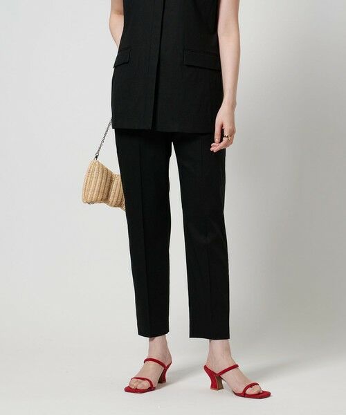 ユナイテッドアローズ、LOEFF ブラック 花柄 テーパードパンツ 中古・古着通販】UNITED ARROWS TOKYO (ユナイテッドアローズ