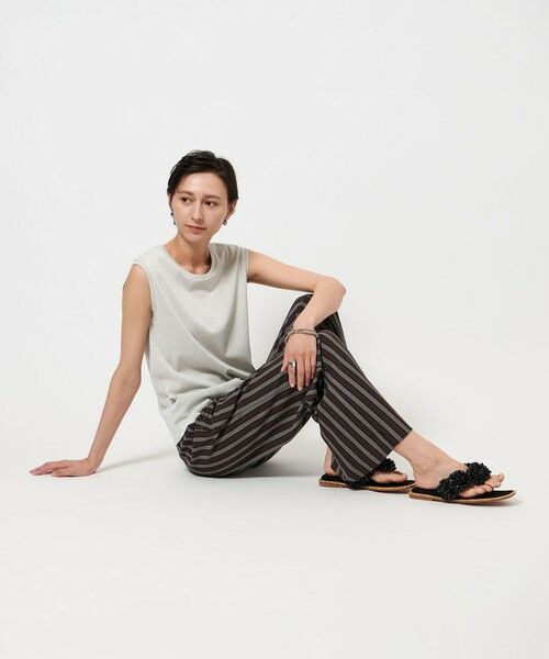 UNITED ARROWS / ユナイテッドアローズ カットソー | ラメ ノースリーブ カットソー | 詳細2