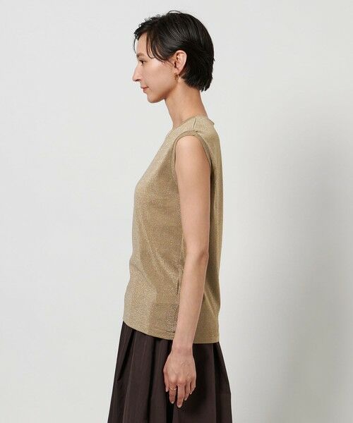 UNITED ARROWS / ユナイテッドアローズ カットソー | ラメ ノースリーブ カットソー | 詳細19