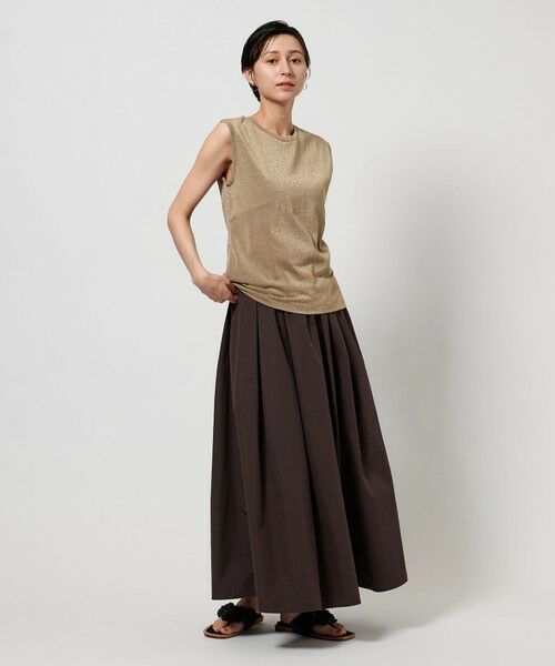 UNITED ARROWS / ユナイテッドアローズ カットソー | ラメ ノースリーブ カットソー | 詳細15