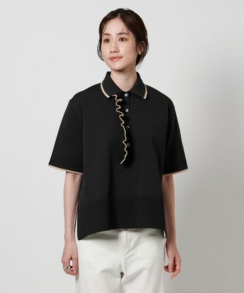 UNITED ARROWS ミニマルフリル ニット 5SL - ファッション通販