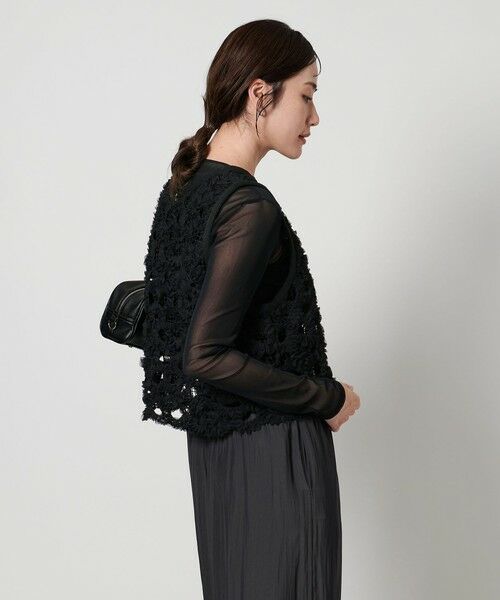 UNITED ARROWS◆ベスト/--/ポリエステル/GRY/無地/1522-144-5211// UNITED ARROWS（ユナイテッドアローズ）の「テーラード ベスト
