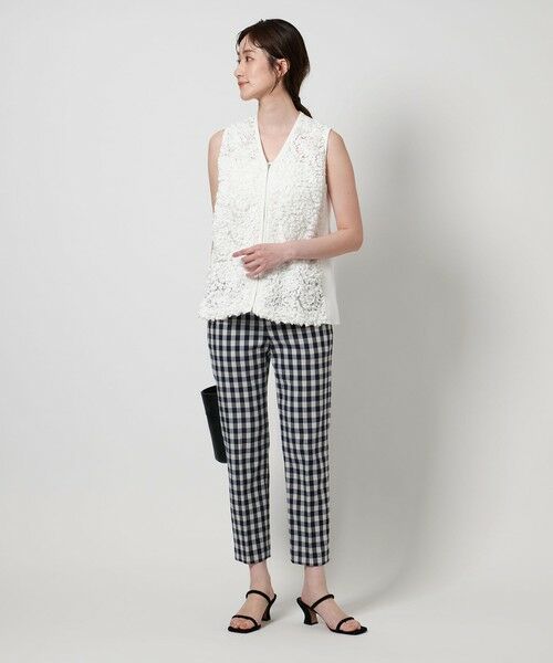 下記参照お得情報↓完売商品トレンド　編みが可愛い♡♡♡裾チュールニットベスト UNITED ARROWS フラワー チュール ニットベスト - ファッション
