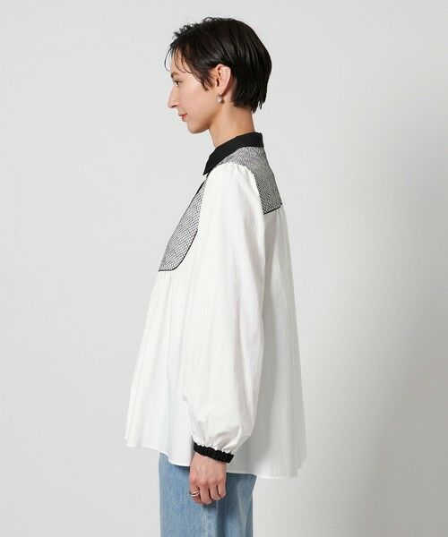 【新品未使用】ユナイテッドアローズ　エンブロイダリー ロングスリーブ ブラウス UNITED ARROWS｜エンブロイダリー ロングスリーブ ブラウス
