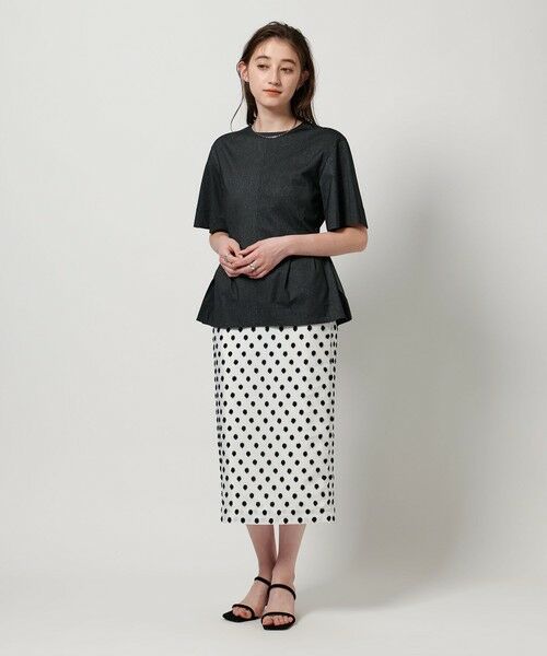 【タグ付き新品】UNITEDARROWS ドットカットジャガードタイトスカート UNITED ARROWS スカート ドット カットジャガード タイト
