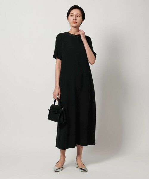 UNITED ARROWS/ユナイテッドアローズ drapy ショートスリーブ ワンピース BLACK S(36) UNITED ARROWS/ユナイテッドアローズ drapy ショートスリーブ ワンピース BLACK S(36)