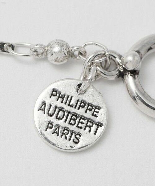 PHILIPPE AUDIBERT＞GARNET SLV ロングネックレス （ネックレス
