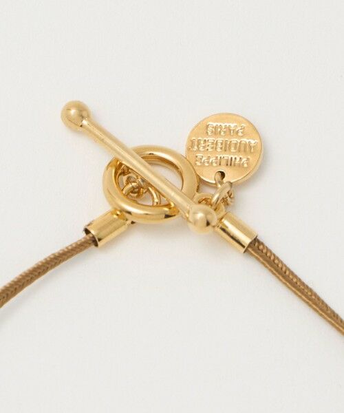 UNITED ARROWS / ユナイテッドアローズ ネックレス・ペンダント・チョーカー | 【別注】＜PHILIPPE AUDIBERT＞ELROSE GD コードネックレス | 詳細5