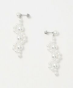 UNITED ARROWS / ユナイテッドアローズ ピアス・イヤリング | 【別注】＜IRIS 47＞イミテーションパール WAVE ピアス