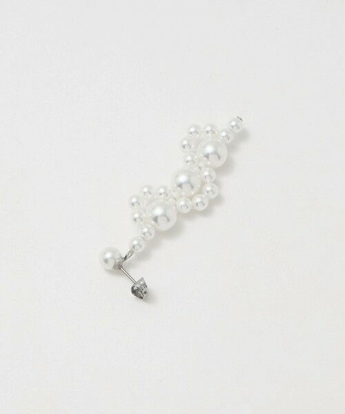 UNITED ARROWS / ユナイテッドアローズ ピアス・イヤリング | 【別注】＜IRIS 47＞イミテーションパール WAVE ピアス | 詳細3