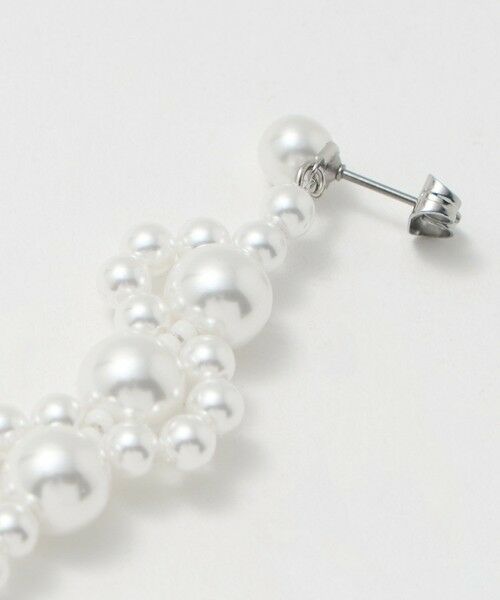 UNITED ARROWS / ユナイテッドアローズ ピアス・イヤリング | 【別注】＜IRIS 47＞イミテーションパール WAVE ピアス | 詳細4