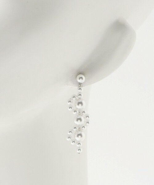 UNITED ARROWS / ユナイテッドアローズ ピアス・イヤリング | 【別注】＜IRIS 47＞イミテーションパール WAVE ピアス | 詳細5