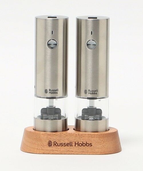 UNITED ARROWS/ユナイテッドアローズ <Russell Hobbs>充電式ミル S&P ミニ(2本セット) SILVER FREE UNITED ARROWS/ユナイテッドアローズ <Russell Hobbs>充電式ミル S&P ミニ(2本セット) SILVER FREE