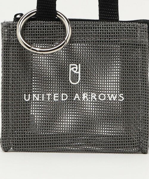 本日のみの価格！新品美品⭐︎UNITED ARROWS 黒 ビーズバック ビーチ メッシュ バッグ （トートバッグ）｜UNITED ARROWS