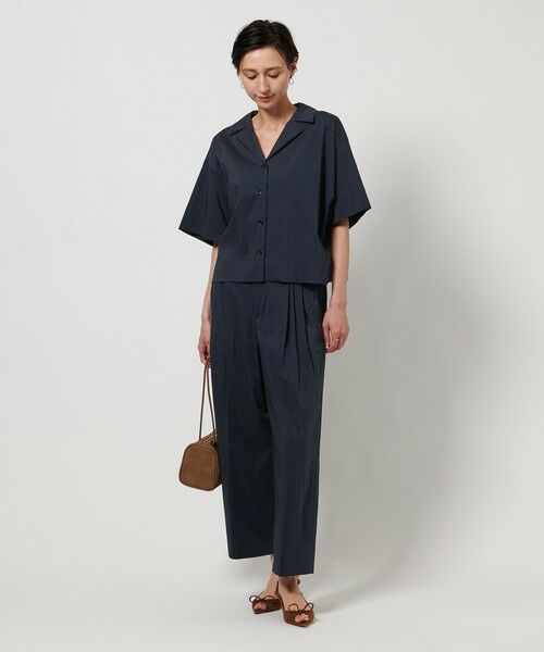 ☆3011 UNITED ARROWS パンツ エアリー タック テーパード パンツ （その他パンツ）｜UNITED