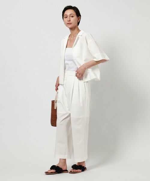 ジルサンダー　テーパードパンツ　ホワイト Jil Sander テーパードパンツ | ホワイト | FARFETCH JP