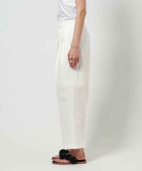 ユナイテッドアローズ UNITED ARROWS テーパード パンツ ホワイト