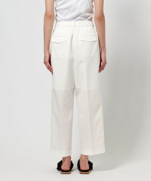 セール】 エアリー タック テーパードパンツ WHITE （その他