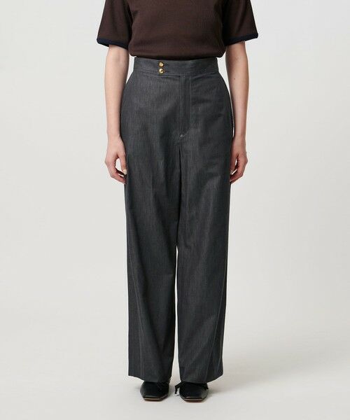 UNITED ARROWS / ユナイテッドアローズ その他パンツ | コットン デニムライク ワイドパンツ | 詳細3