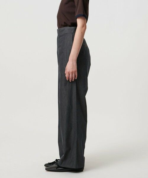 UNITED ARROWS / ユナイテッドアローズ その他パンツ | コットン デニムライク ワイドパンツ | 詳細4