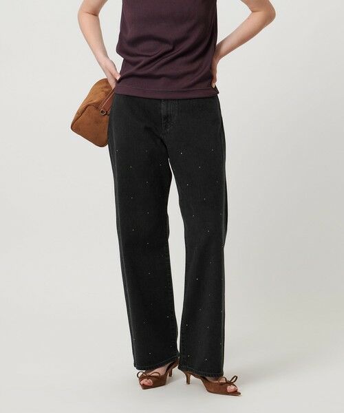 UNITED ARROWS / ユナイテッドアローズ デニムパンツ | コットンビジューデニムパンツ | 詳細1