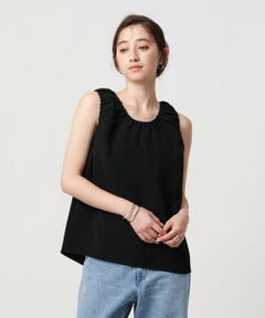 UNITED ARROWS / ユナイテッドアローズ シャツ・ブラウス | COMFY ギャザーノースリーブブラウス -吸水速乾 UVカット ウォッシャブル-