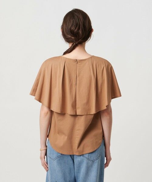 ユナイテッドアローズ／ケープフリルカットソー WEB限定 Wardrobe DAILY MINIMAL】ケープフリル レイヤーカットソー