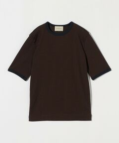 UNITED ARROWS / ユナイテッドアローズ カットソー | リブバイカラーパイピング ショートスリーブカットソー