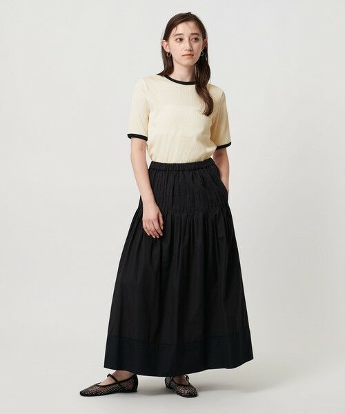 UNITED ARROWS / ユナイテッドアローズ カットソー | リブバイカラーパイピング ショートスリーブカットソー | 詳細2