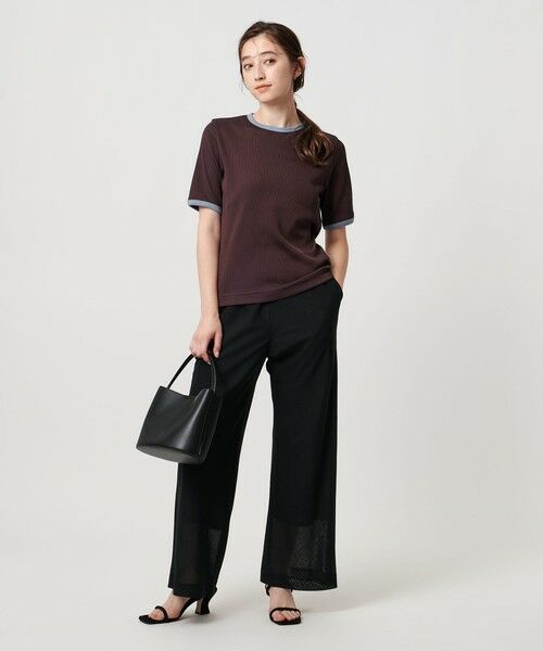 UNITED ARROWS / ユナイテッドアローズ カットソー | リブバイカラーパイピング ショートスリーブカットソー | 詳細22