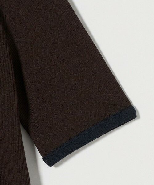 UNITED ARROWS / ユナイテッドアローズ カットソー | リブバイカラーパイピング ショートスリーブカットソー | 詳細28