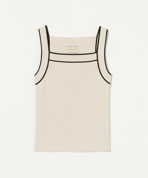 UNITED ARROWS / ユナイテッドアローズ キャミソール・チューブトップ | リブスクエアネック パイピングキャミソール - ウォッシャブル - | 詳細6