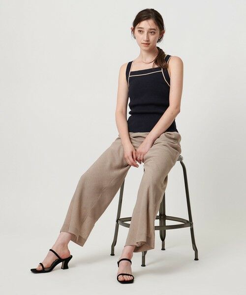 UNITED ARROWS / ユナイテッドアローズ キャミソール・チューブトップ | リブスクエアネック パイピングキャミソール - ウォッシャブル - | 詳細14