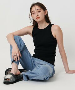 UNITED ARROWS / ユナイテッドアローズ タンクトップ | カップ付き ニットアメリカンスリーブタンクトップ