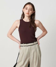 UNITED ARROWS / ユナイテッドアローズ タンクトップ | カップ付き ニットアメリカンスリーブタンクトップ