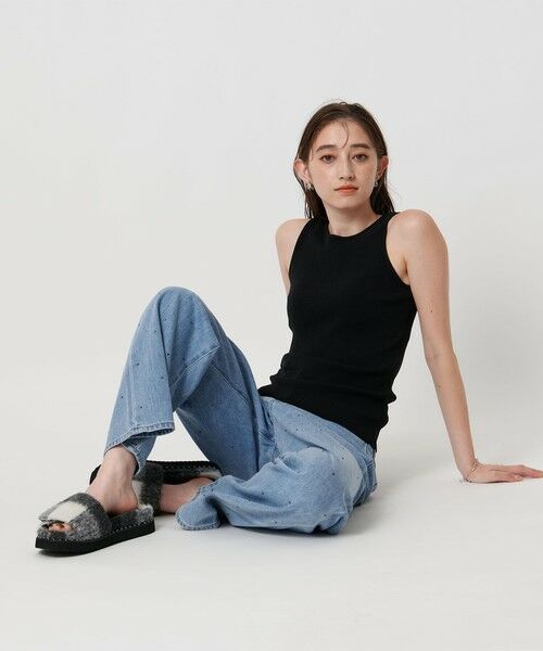 UNITED ARROWS / ユナイテッドアローズ タンクトップ | カップ付き ニットアメリカンスリーブタンクトップ | 詳細7